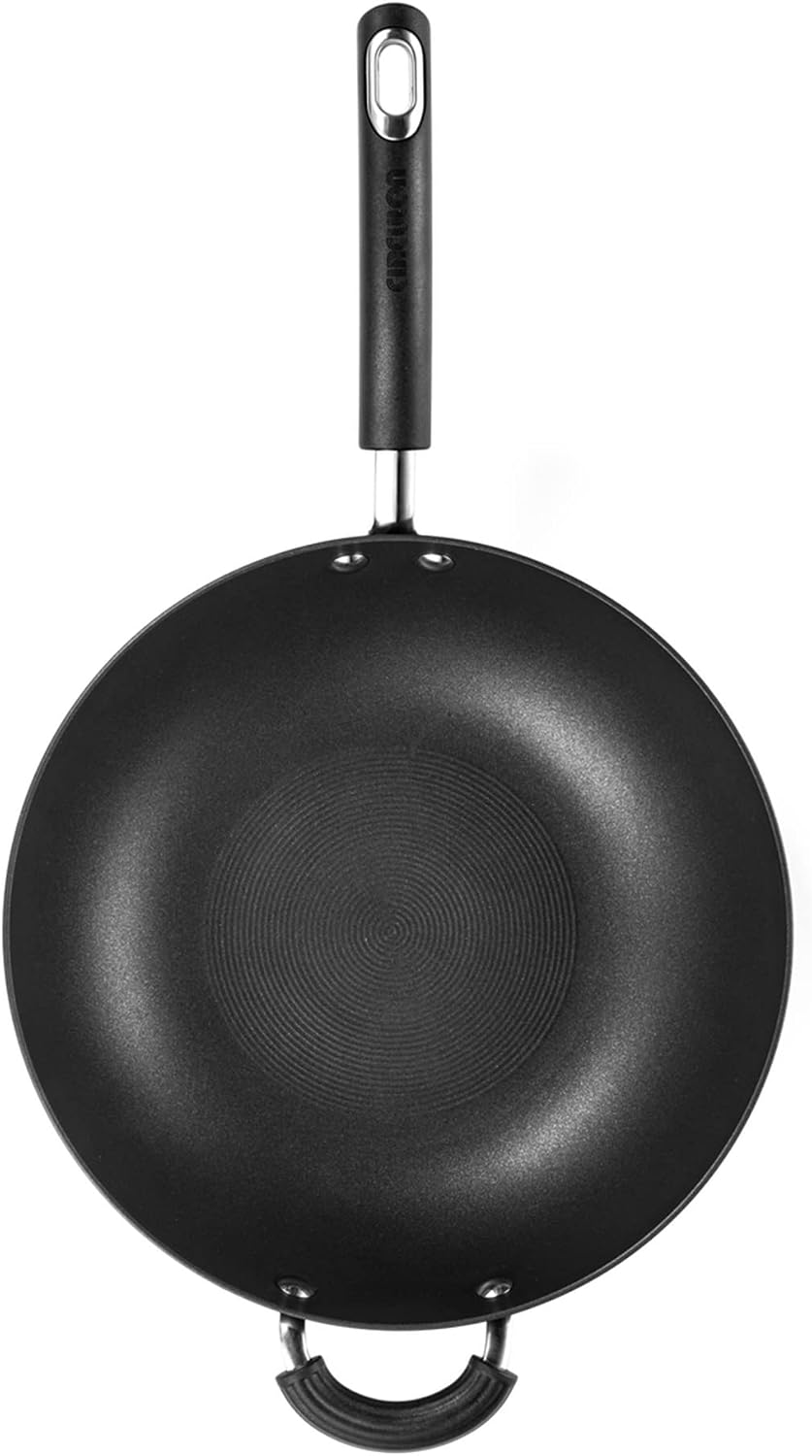 Circulon - Total - Saute Pan with Lid 28cm - Durable Non Stick - Hard Anodised - Induction - Oven and Dishwasher Safe - Lifetime Guarantee