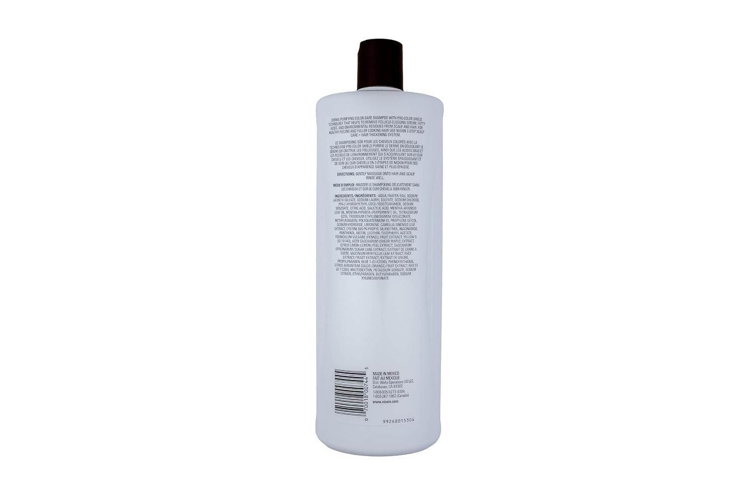 NIOXIN System 2 | Scalp Care | Shampoo | Hair Thickening | For Natural Hair | Scalp Health | For Natural Hair with Progressed Thinning | Cleanse & Boost Hair Density with Niacinamide & Biotin