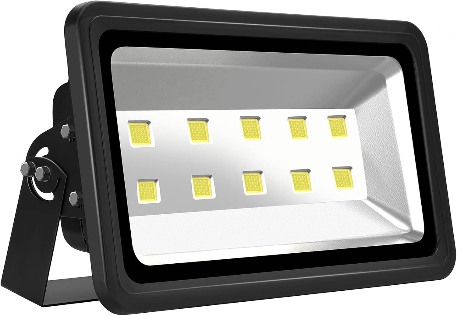 200W LED Flood Lights Outdoor, 20000LM Super Bright Security Floodlight, 100-277V, IP66 Waterproof, Commercial Exterior Light Fixture, 6000K Daylight White, Arena Yard Court Stadium Parking Lot Light