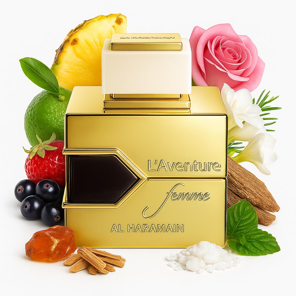 L'aventure by Al Haramain Eau De Parfum Spray 3.3 oz, Femme White