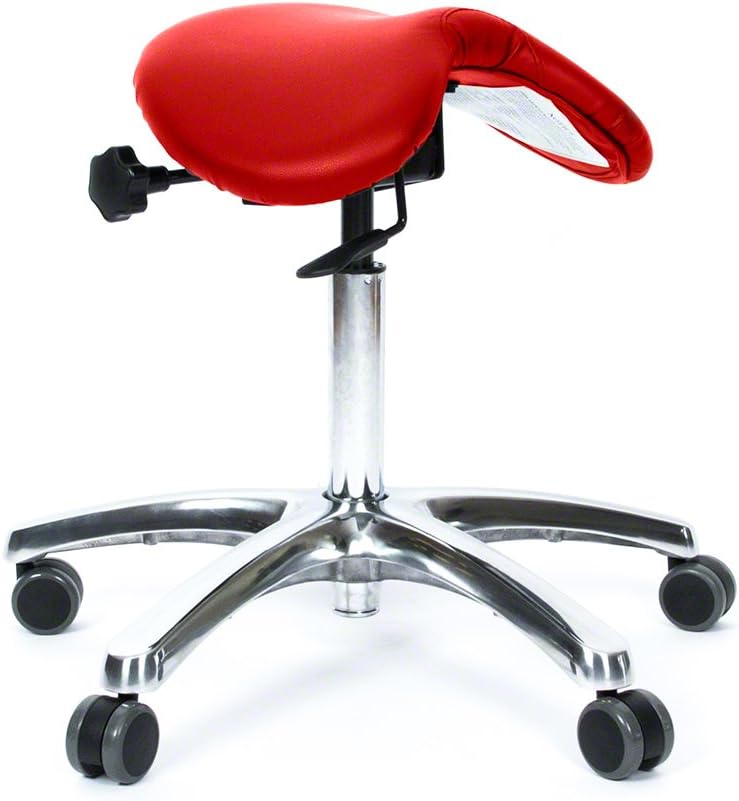 BetterPosture Saddle Chair –Multifunctional Ergonomic Back Posture Stool with Tilting Seat – Reduce Pressure on Lower Back and Improve Posture While Sitting