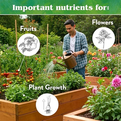 Down To Earth All Natural Fertilizers Organic Acid Mix - 4-3-6, 25 lb | Plant Food for Blueberries, Raspberries, Azaleas, Camellias, Rhododendrons, Hydrangeas, Evergreens and Acid-Loving Plants