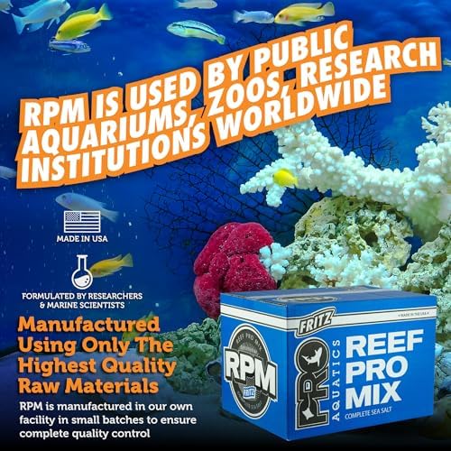 Fritz Aquatics 80251 4 Pack Reef Pro Mix Complete Marine Salt, 50 Gallon