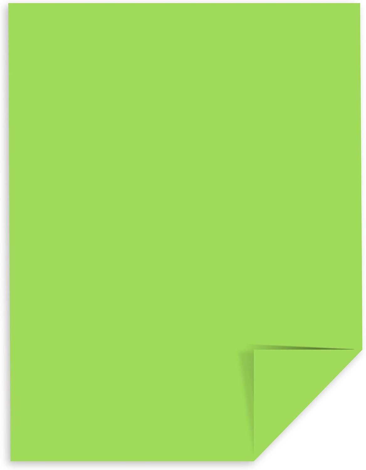 Neenah Astrobrights Premium Color Paper, 24 lb, 8.5 x 11 Inches, 500 Sheets, Martian Green (WAU21801)