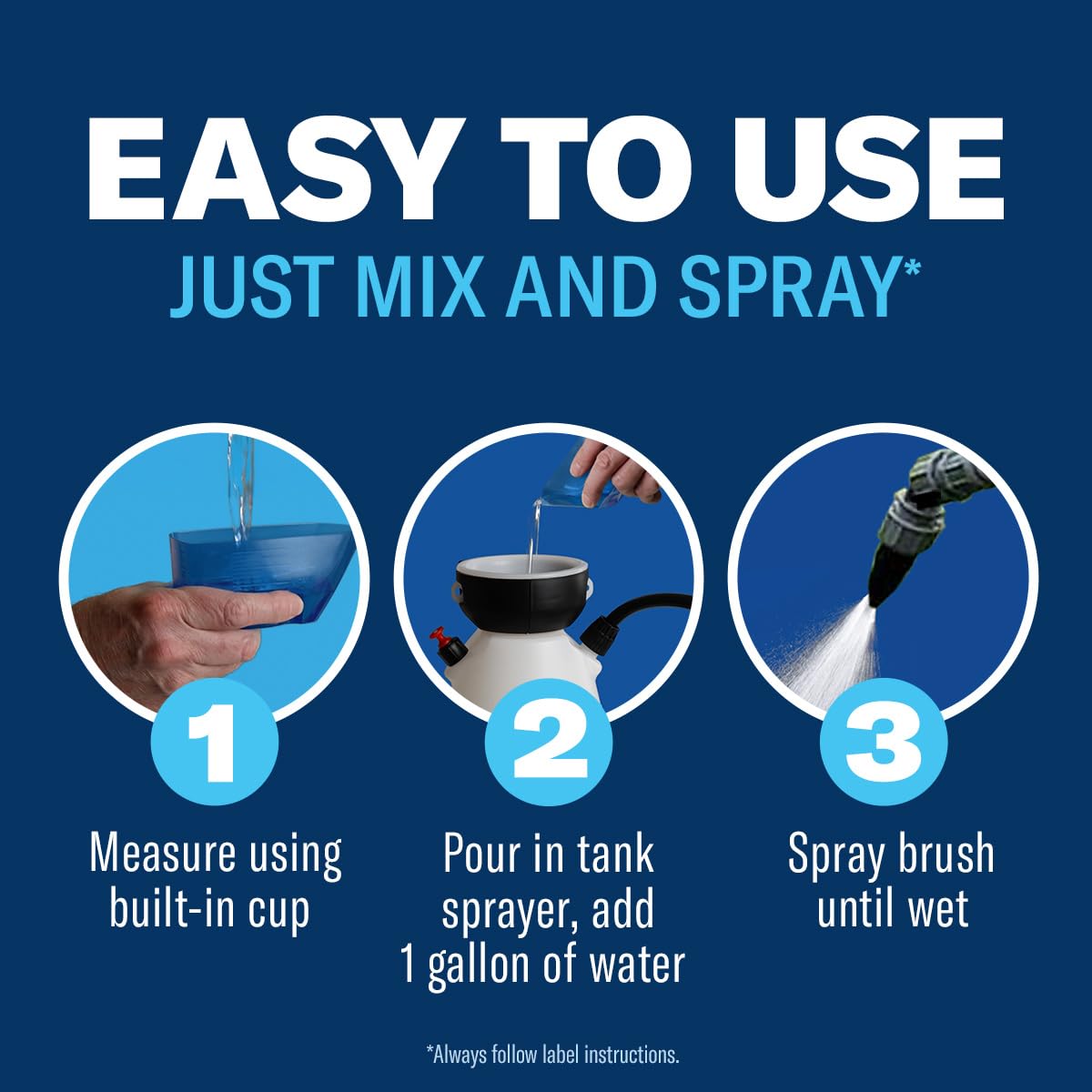 BioAdvanced Brush Killer Plus Concentrate - Mix & Spray - Kills Tough Brush like Poison Ivy and Kudzu - Visible Results in 1-6 Weeks - Rainproof in