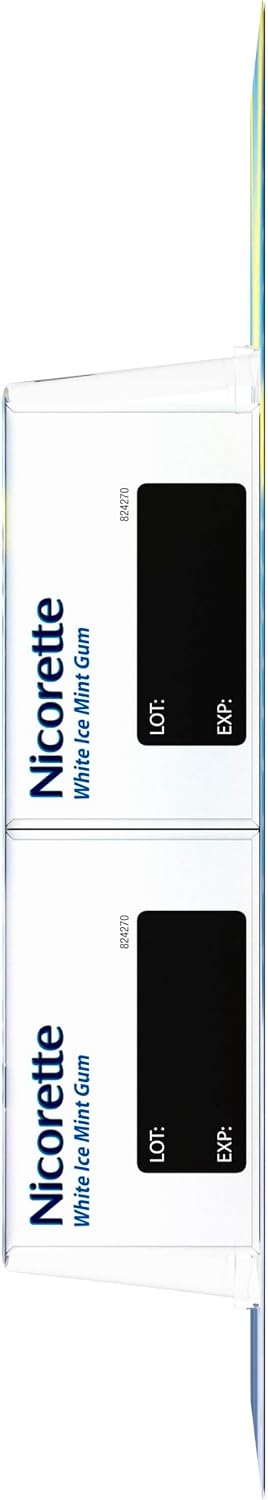 Nicorette Nicotine Lozenges 2mg, White Ice Mint, 200 Count | Quit Smoking Aid, Reduces Nicotine Cravings and Withdrawal Symptoms, Intense Craving Relief, Smoking Cessation Lozenge
