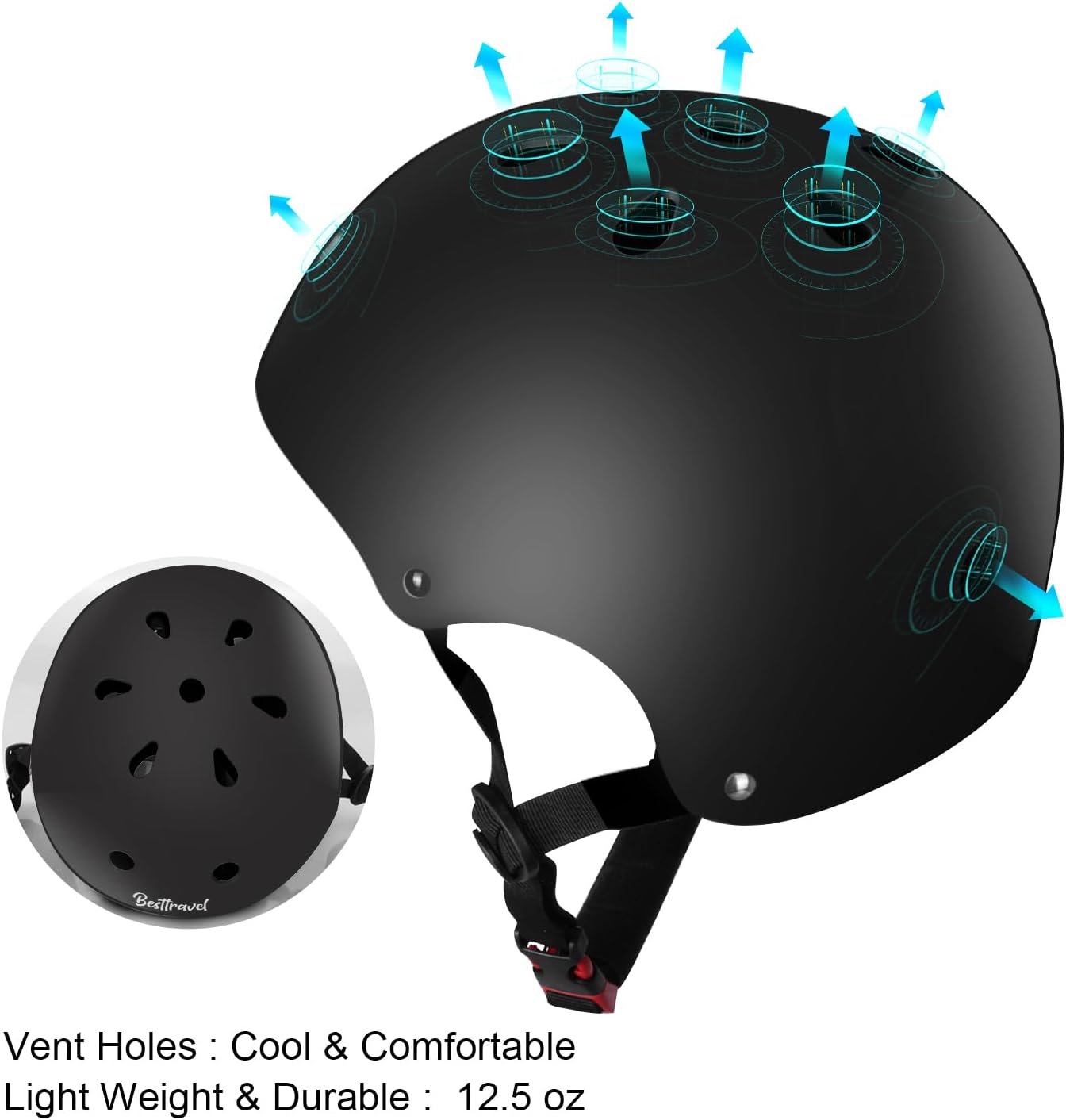 Besttravel Kids Helmet, Toddler Adjustable Kids Ages 3-8 Years Old Boys Girls Multi-Sports Safety