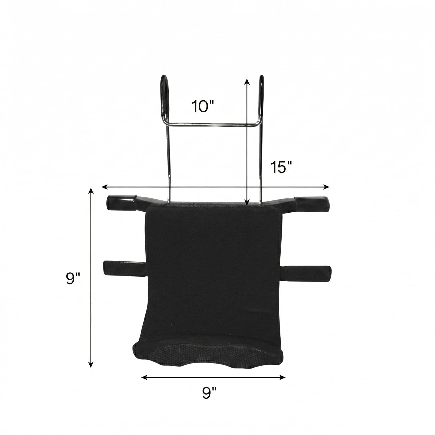Rehabilitation Advantage Walker Knee and Leg Support for Adults, Black