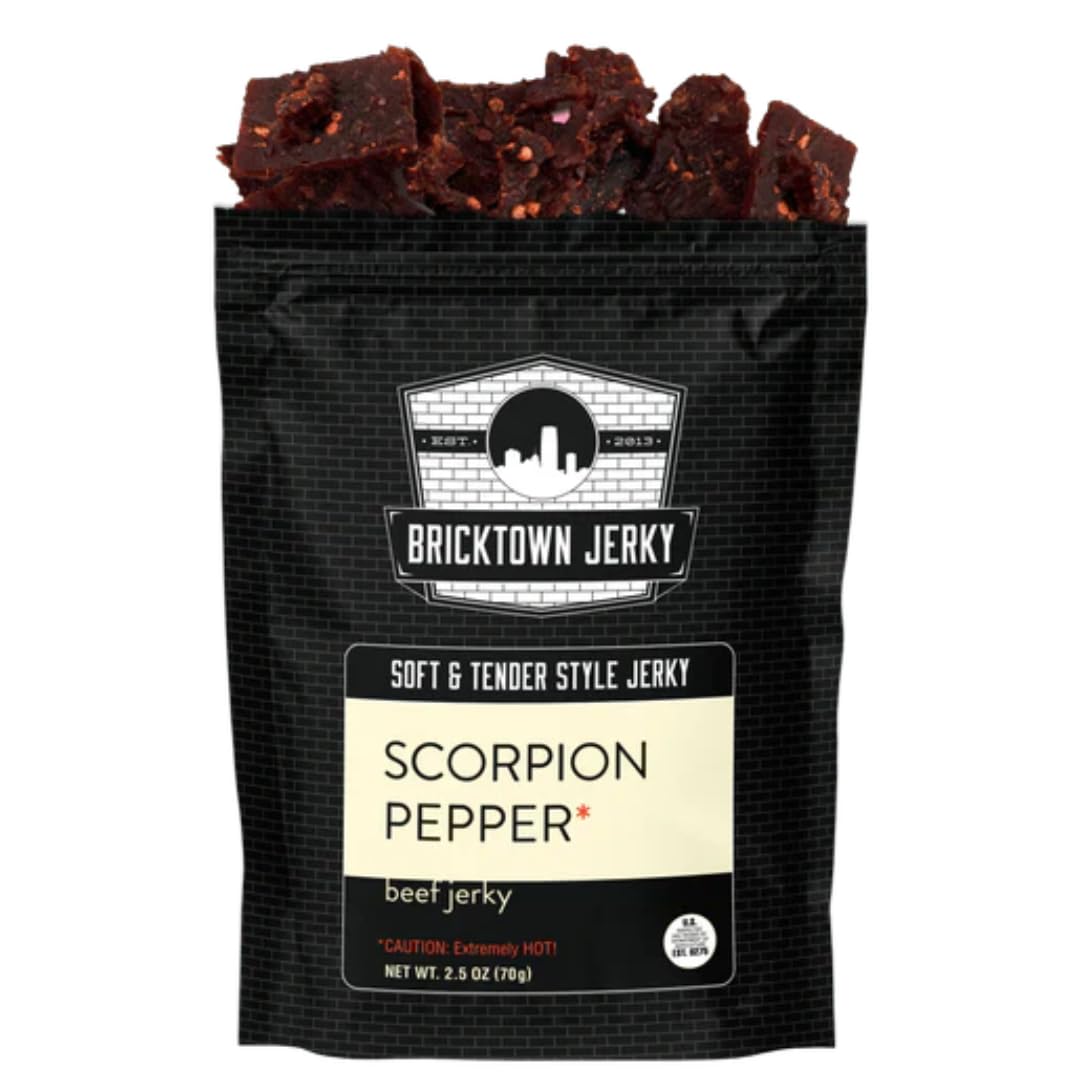 Honey Pepper Beef Jerky - Soft and Tender Style, High Protein, Low-Carb, Healthy Lean Meat Snack - Gourmet Beef Jerky, No Preservatives - 2.5 oz.