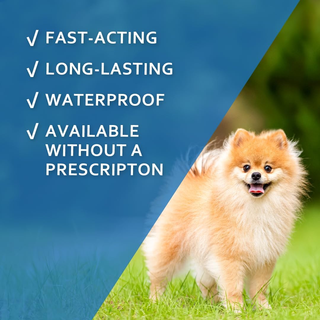 Sentry Fiproguard for Dogs, Flea and Tick Prevention for Dogs (23-44 Pounds), Includes 3 Month Supply of Topical Flea Treatments | Ideal for Medium Dogs 23-44 lbs; Kills Fleas, Ticks & Chewing Lice for 30 Days; 8 weeks+; Vet-Quality OTC Formula