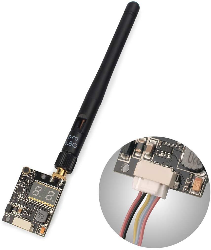 AKK KC03 2.8MM 120 Degree 800TVL NTSC Switchable Camera with 600mW FPV Transmitter