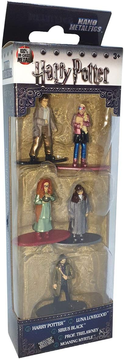 Jade - Nano MetalsFig Pack of 5 Harry Potter Figures, Multi-Colour (JADA99439)