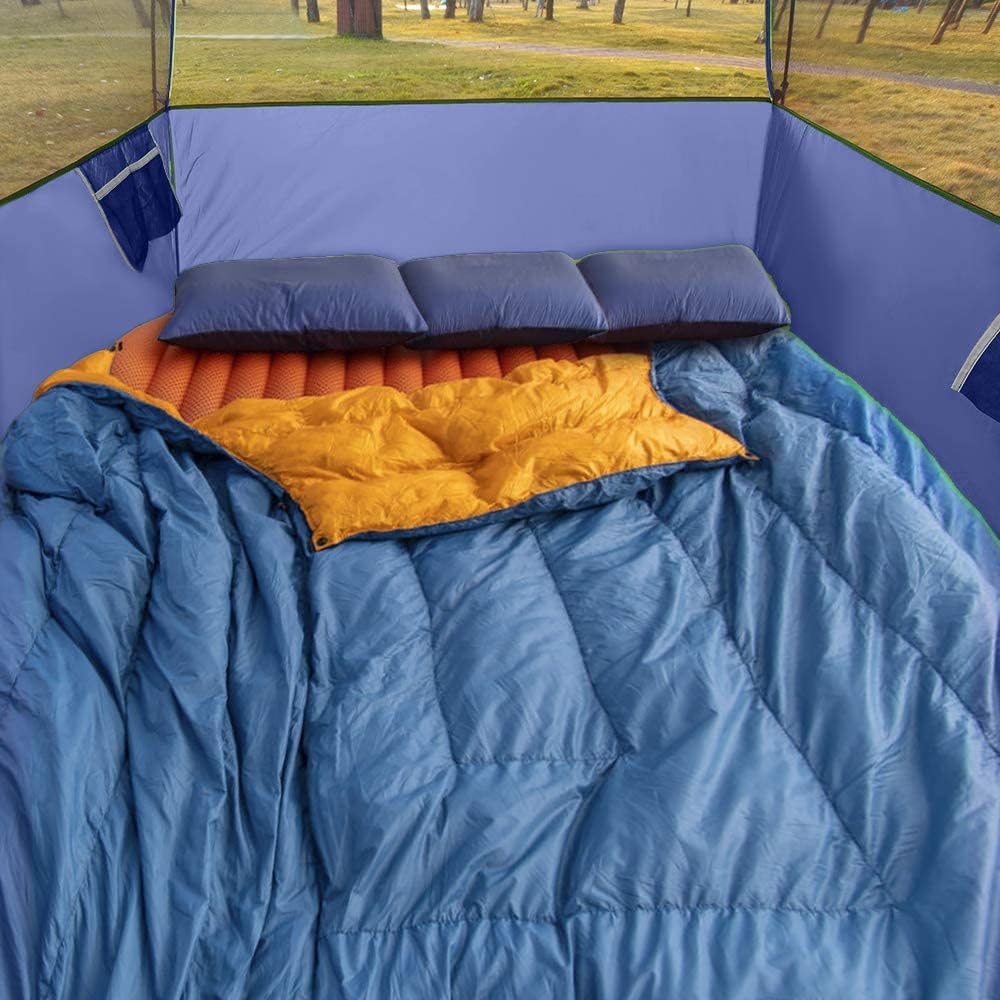 CAMPROS CP 3 Person Tent, Waterproof Dome Tents for Camping with Rainfly