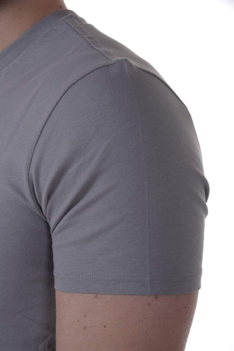Emporio Armani Mens Regular Fit Jersey Barcode T-Shirt
