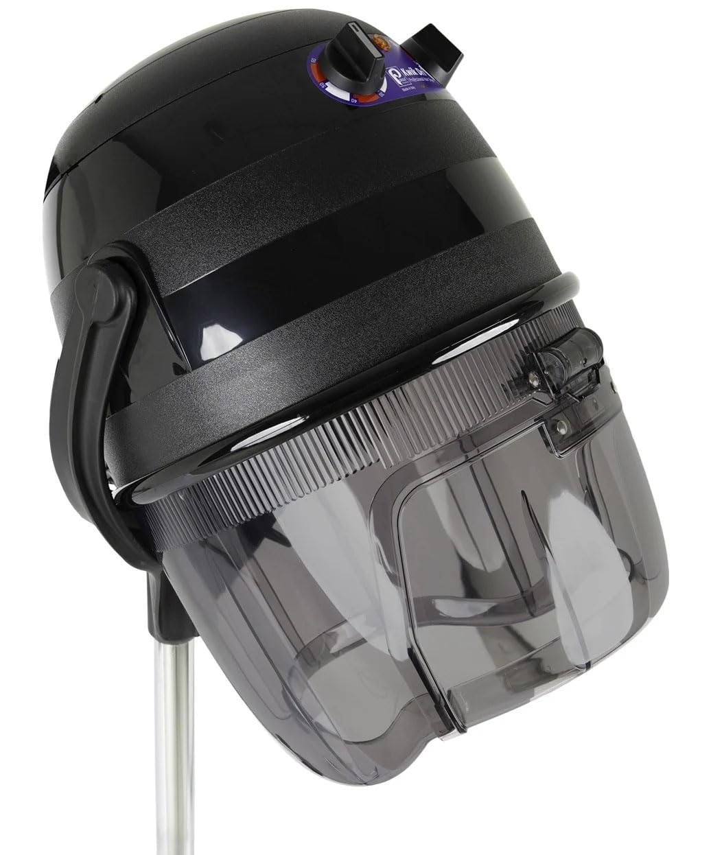 514 Kwik Dri Professional Salon Hooded Hair Dryer 1100W Black | Italian-Made CE Certified, Adjustable Height And Hood, 0–60 Min Timer, Temp Dial