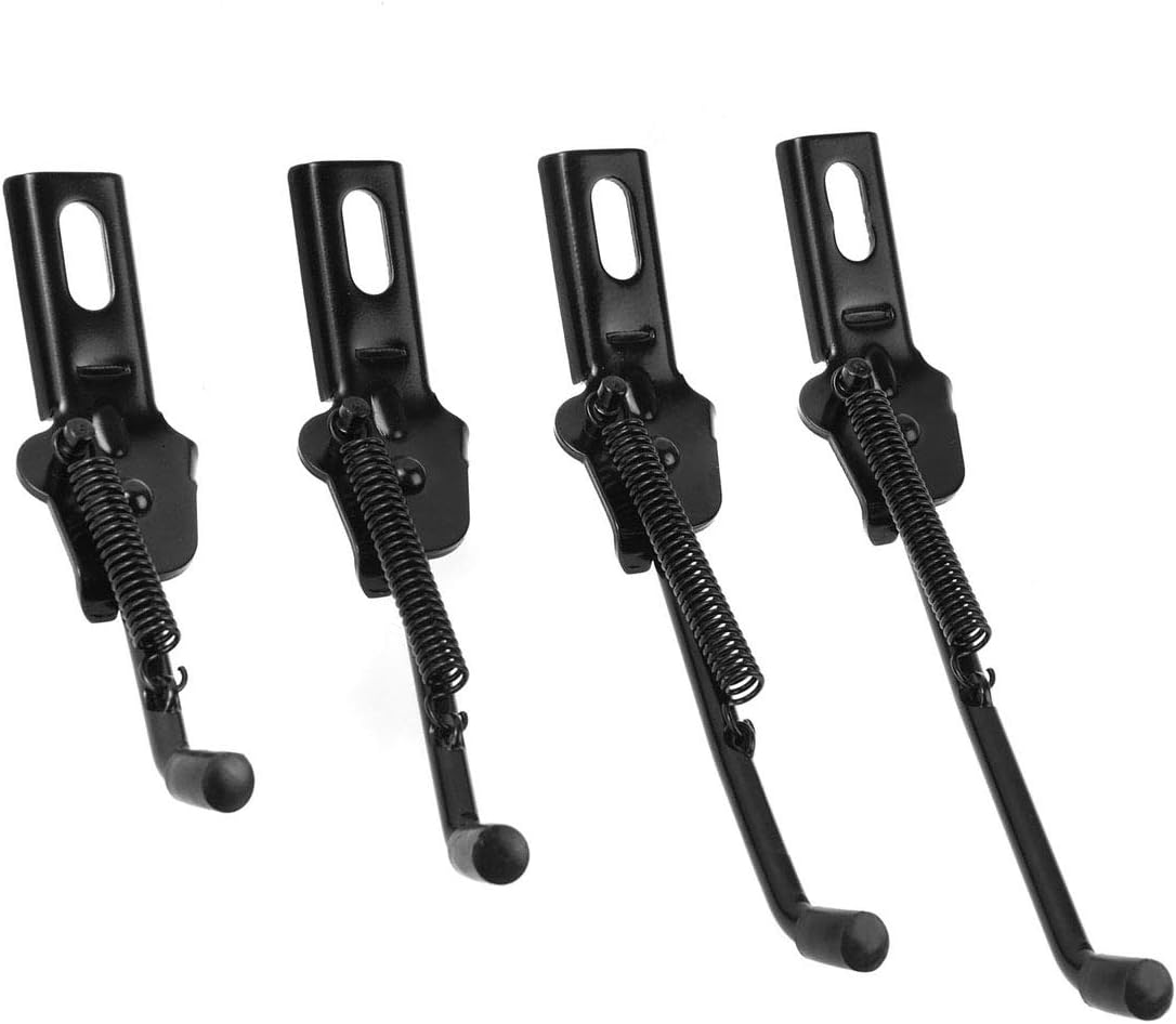SEISSO Aluminium Alloy Foldable Kickstand for 12-18 Inch Bicycle, Mountain Bike, Road Bike - Black