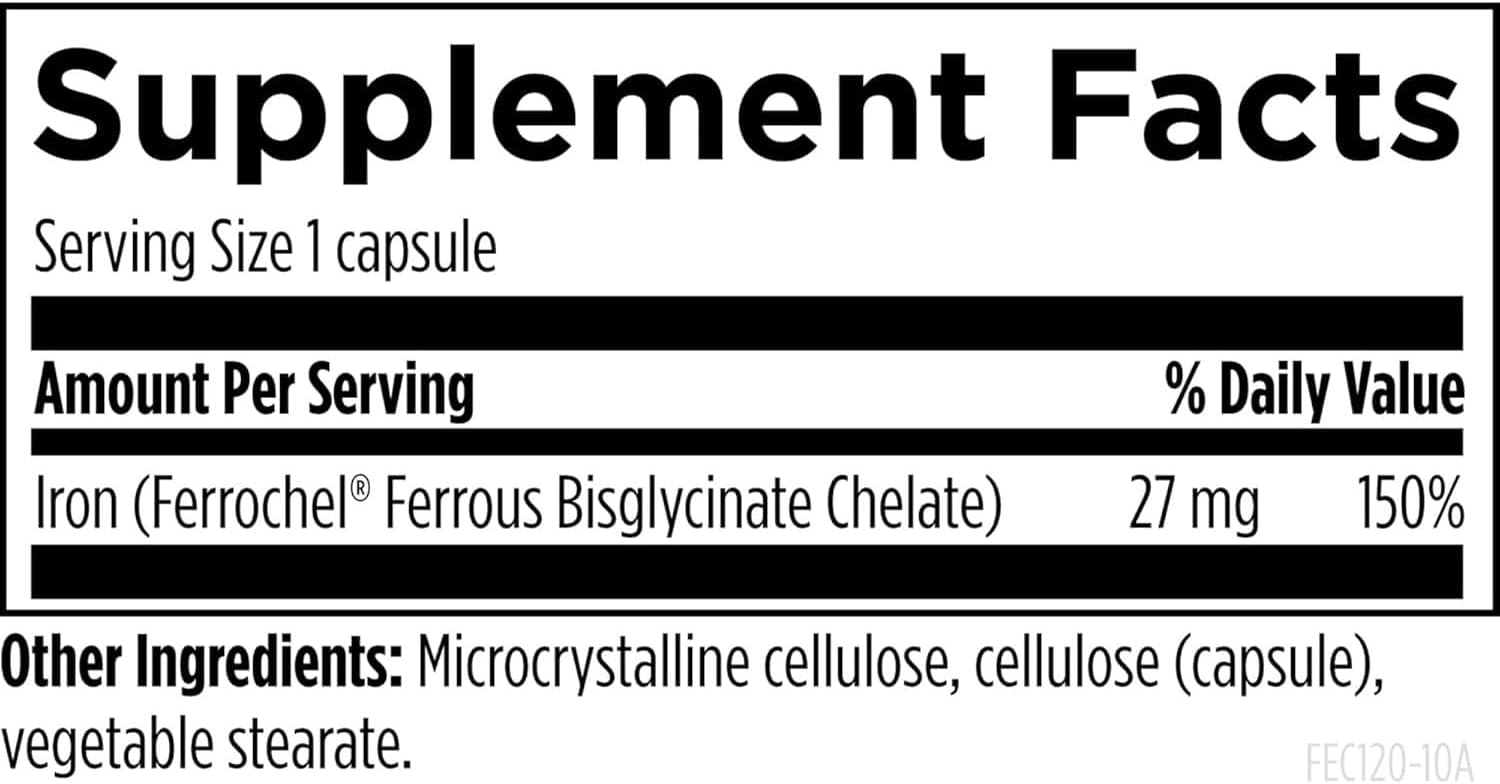 Designs for Health Iron – Vital for Energy Production, Immune & Brain Health