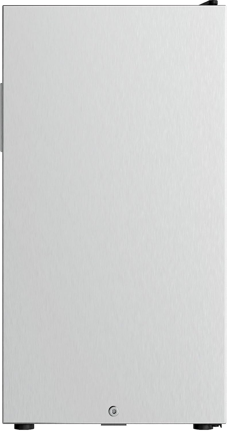 EdgeStar BWC210SLD 113 Can Beverage Center Stainless Solid Door | Freestanding, Reversible door, Digital Display, LED Light, Door Lock