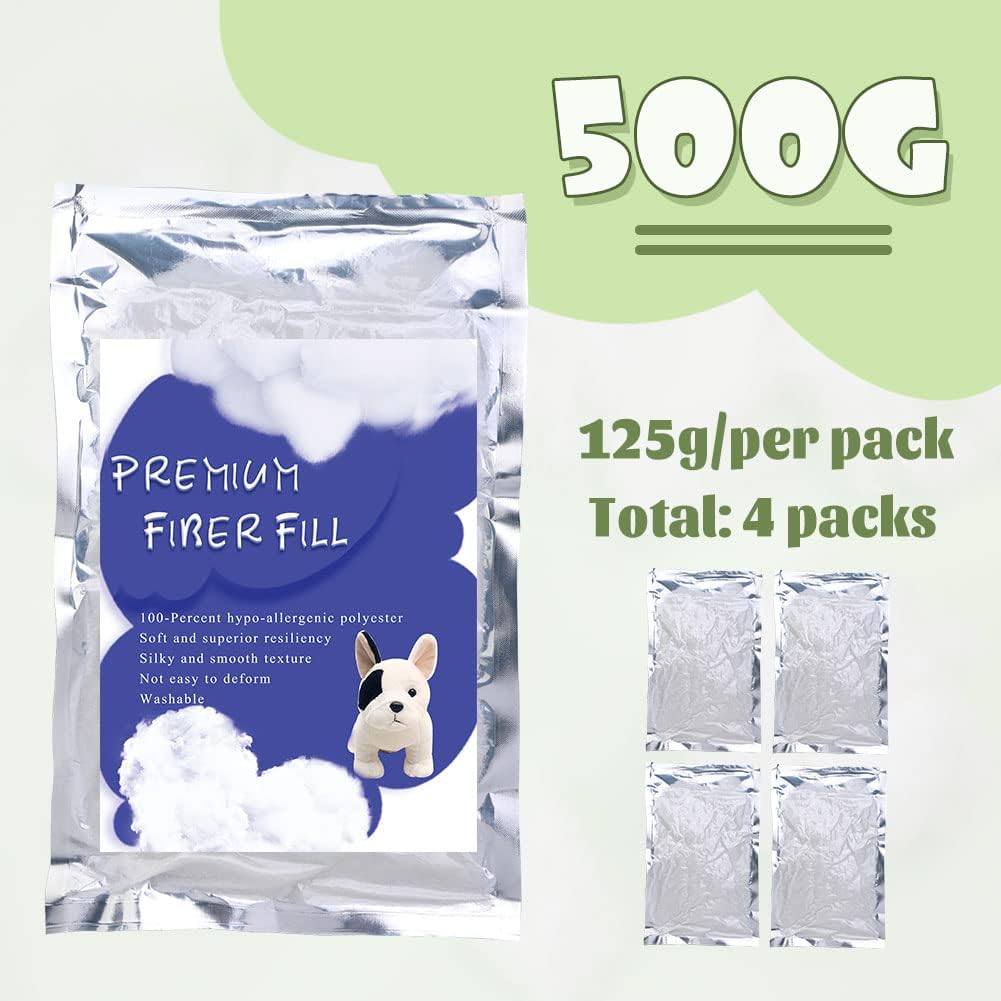 BUTUZE 250g/8.8oz Polyfill Stuffing Fiber Fill,Stuffing for Stuffed Animals