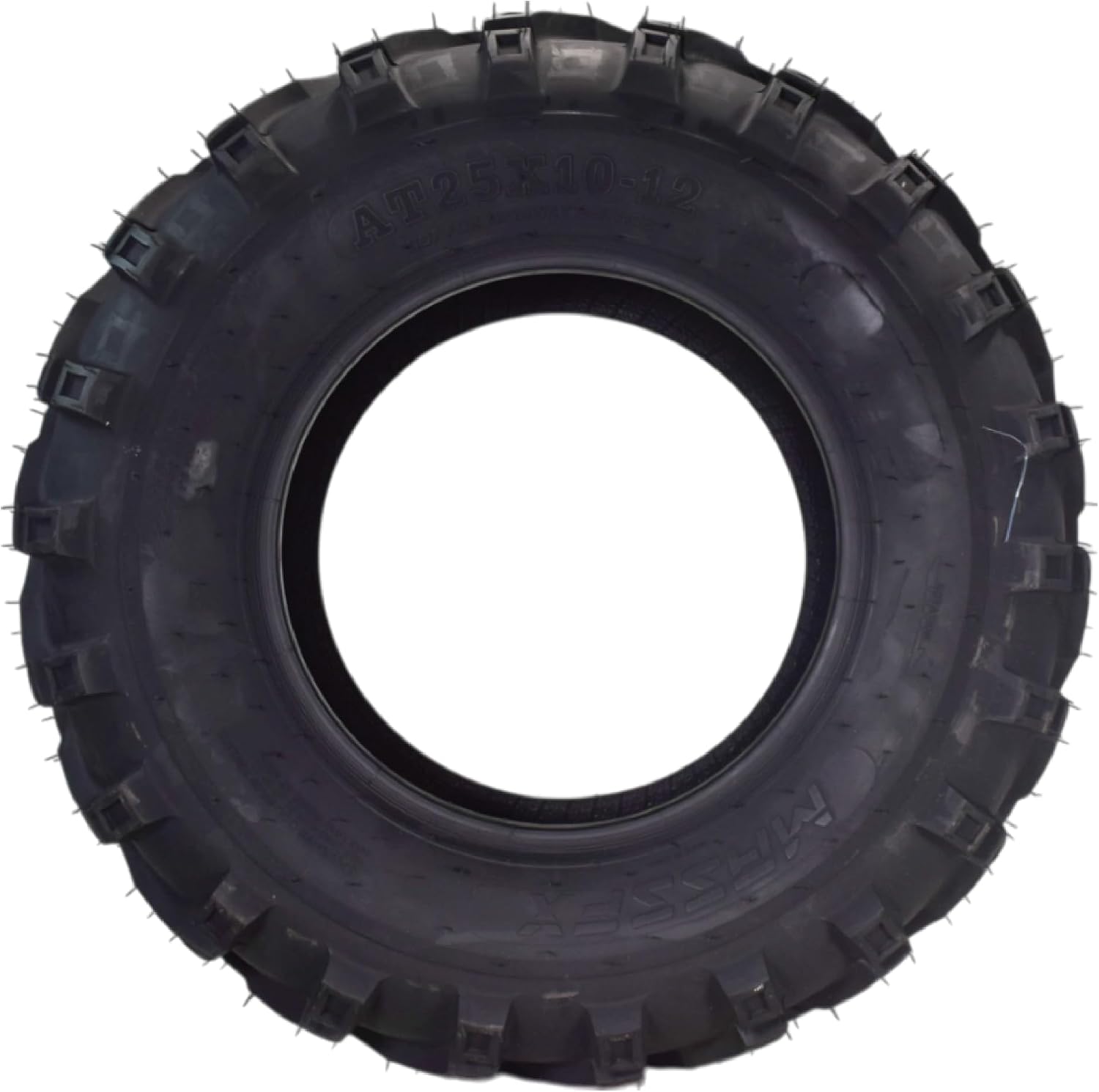 25x10-12 Rear ATV Tire 6-Ply Checkmark Tread 2-Pack 25x10x12 | Aggressive checkmark tread for superior traction on mud