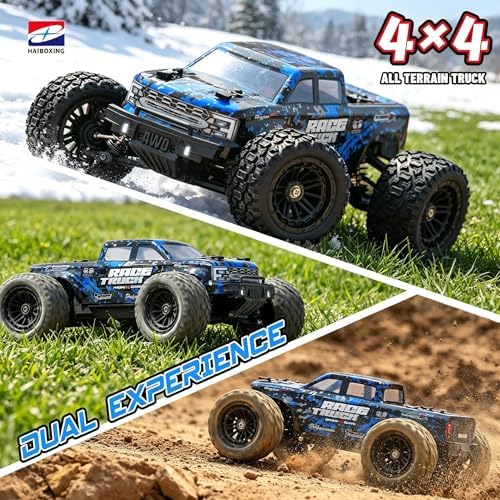 HAIBOXING RC Cars 1/18 Scale 4WD Off-Road Monster Trucks with 36+KM/H High Speed