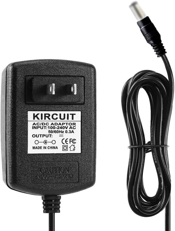 12V AC/DC Adapter Compatible with Arcade1Up Model 7427 Pac-Man Counter-Cade Pacman Countercade 2 Games in 1 8″ Color LCD Screen Game Machine