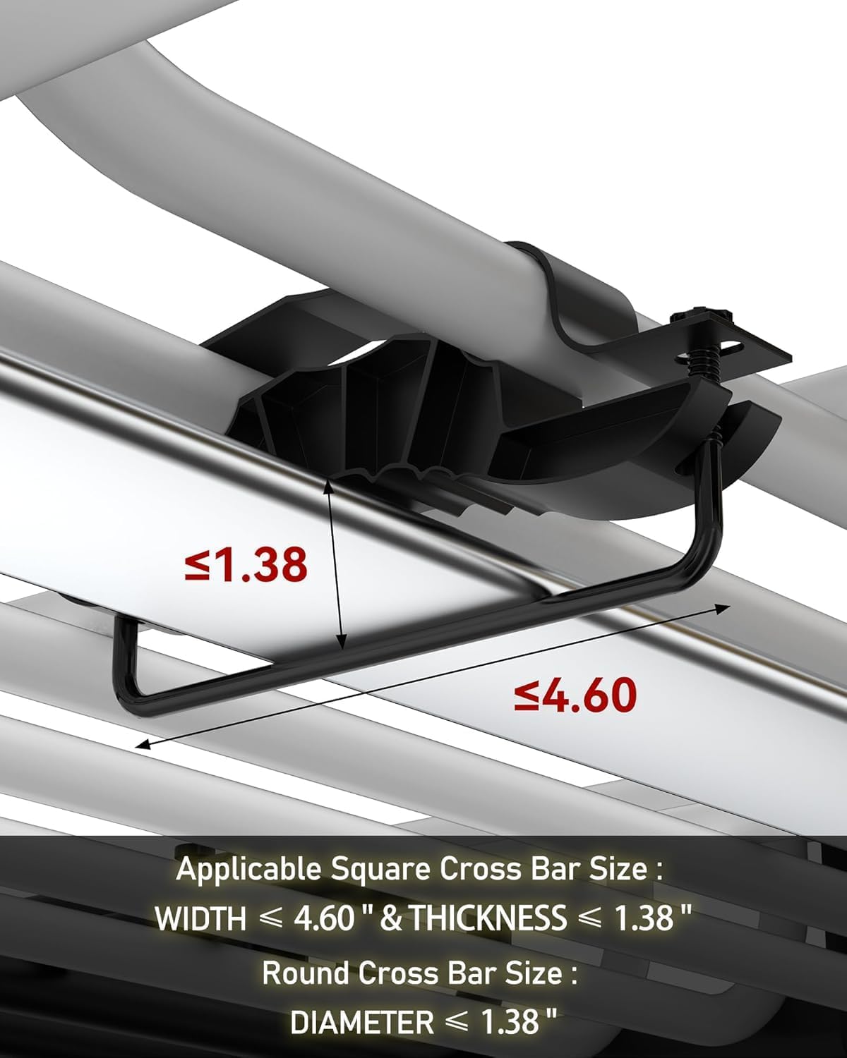 46" X 36" Universal Roof Rack Cargo Basket, 200 Lbs Capacity Rooftop Luggage Rack for SUV, Car & Truck, Heavy-Duty Roof Rack Accessories Carrier
