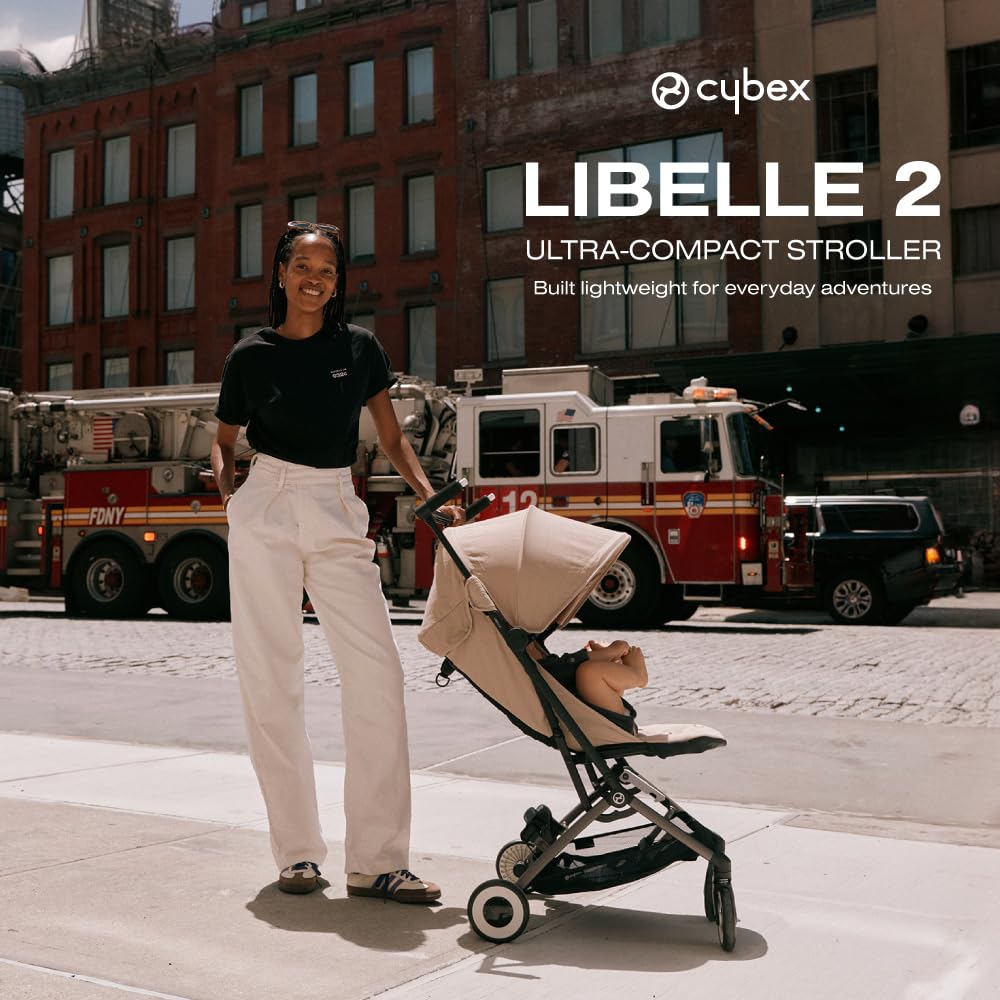 LIBELLE Ultra Lightweight Travel Stroller - Almond Beige
