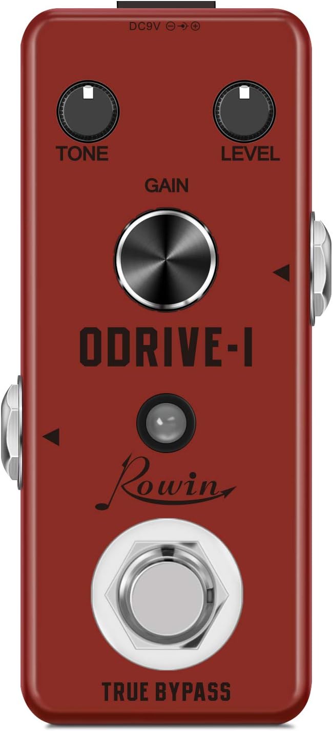 Vintage Vacuum Bluesy Guitar Effect Pedal,Electric Guitar Effect Sound Low Key Mild Clipping