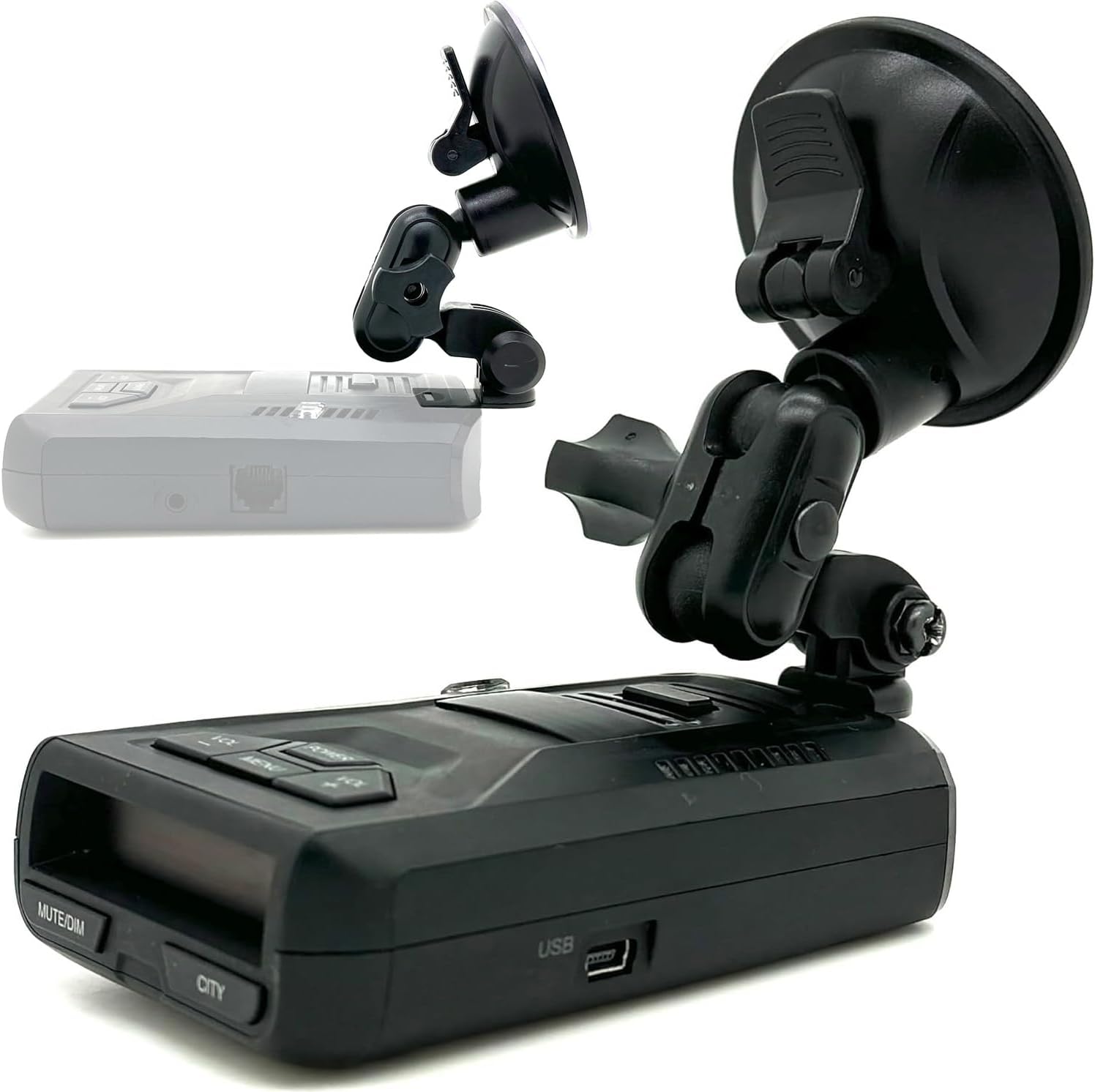 Original Windshield Suction Cup Mount for UNIDEN R1 R2 R3 R4 R7 R8 R8w DFR3 DFR6 DFR7 DFR8 DFR9 Radar Detector