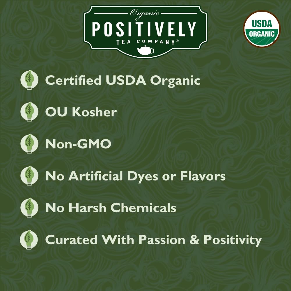 Organic Positively Tea Company, Pinhead Gunpowder Green Tea, Loose Leaf, 16 Ounce