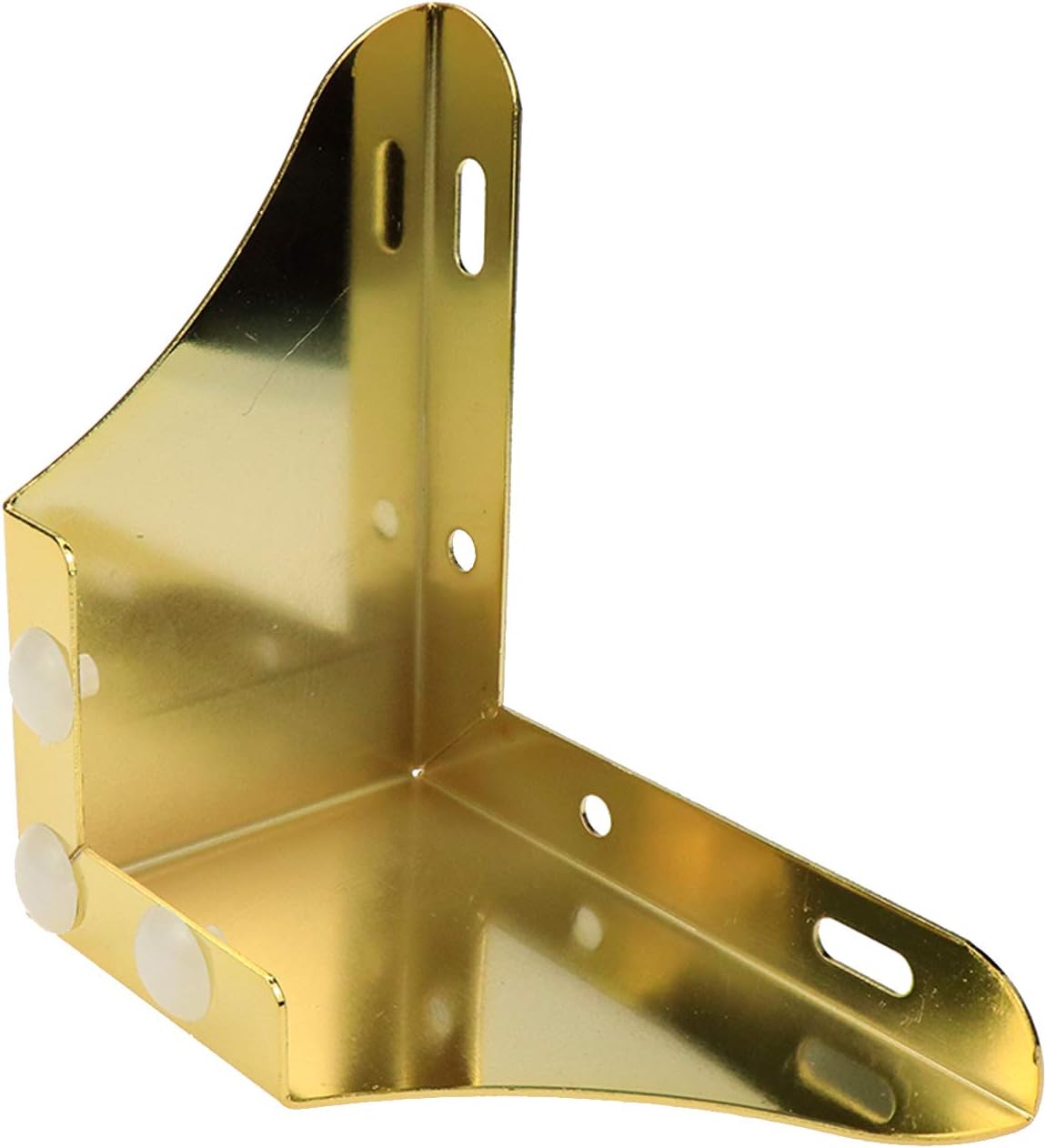 Bitray Metal Sofa Leg 2 Inch Height L Shape Furniture Leg Gold Sofa Legs Table Cabinet Cupboard Couch Leg Furniture Feet Replacement - 4pcs