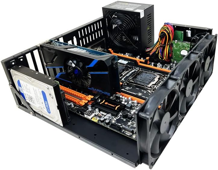 PC Test Bench PC Case, Open Air PC Case, ATX Open Frame Computer Case, DIY PC Rack for ATX MATX ITX Motherboards