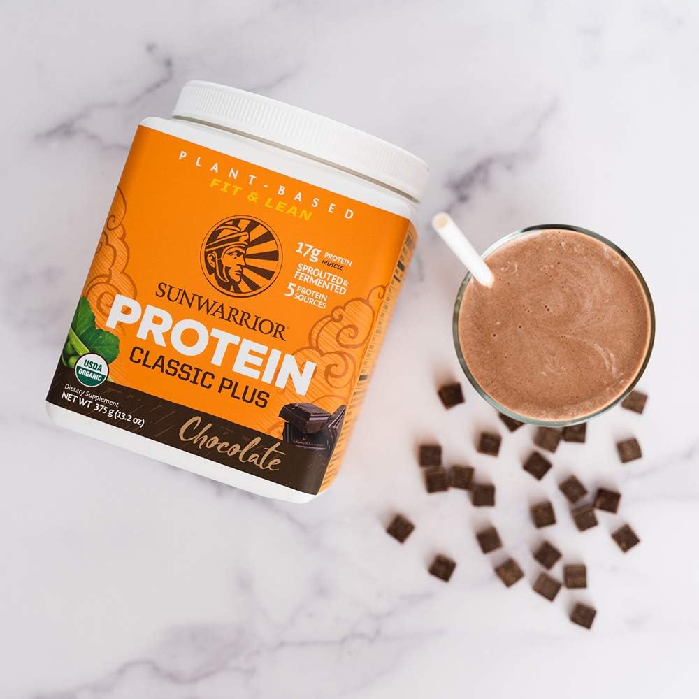Clean Vegan Protein Powder Vanilla | Organic Protein Powder Plant Based Formula with 5 Superfood Blend Sprouted & Fermented | Non-GMO Low Carb Soy Dairy & Gluten Free (Vanilla, 30 Servings)
