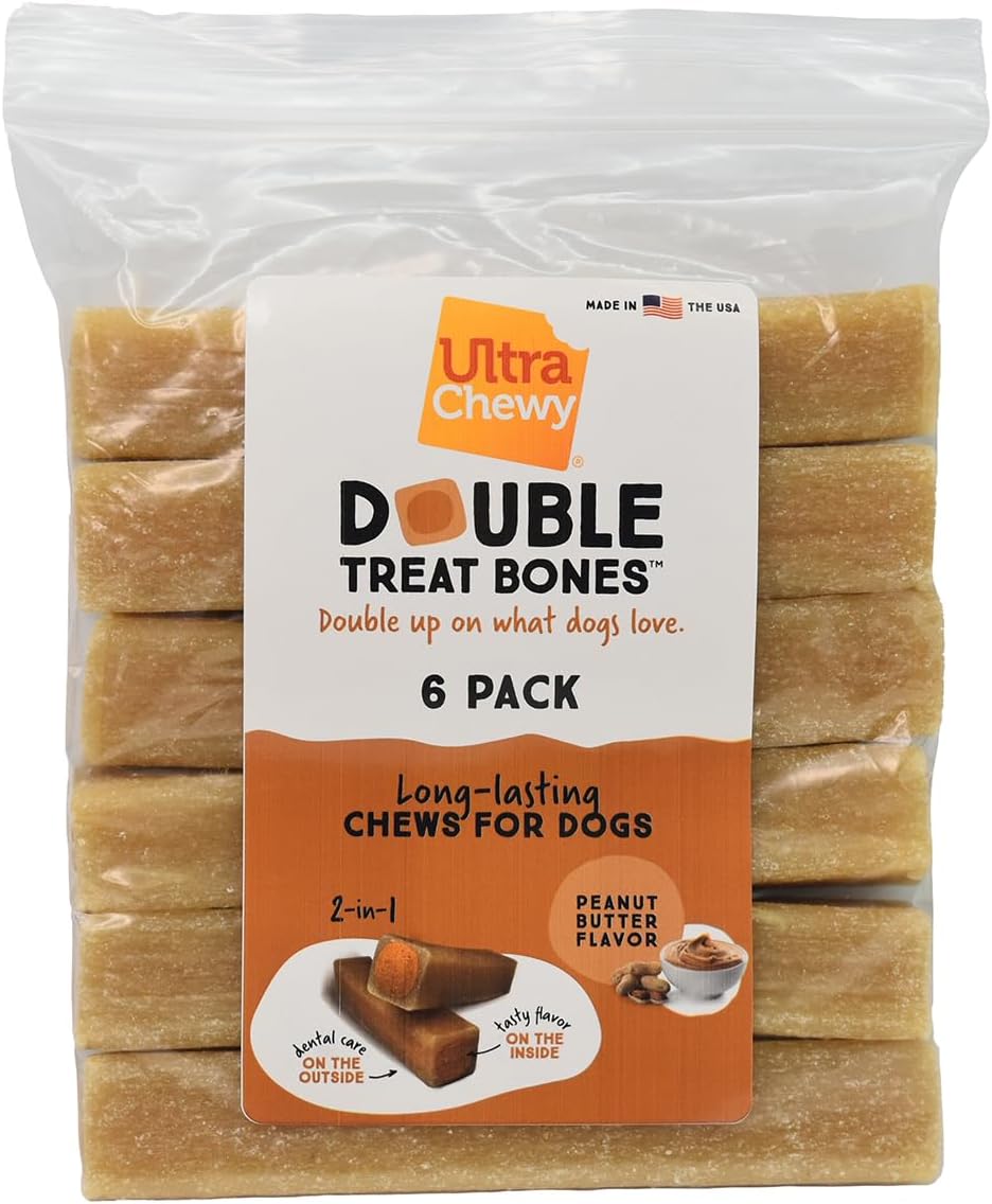 Ultra Chewy Chicken Double Treat Bones, 12 Count