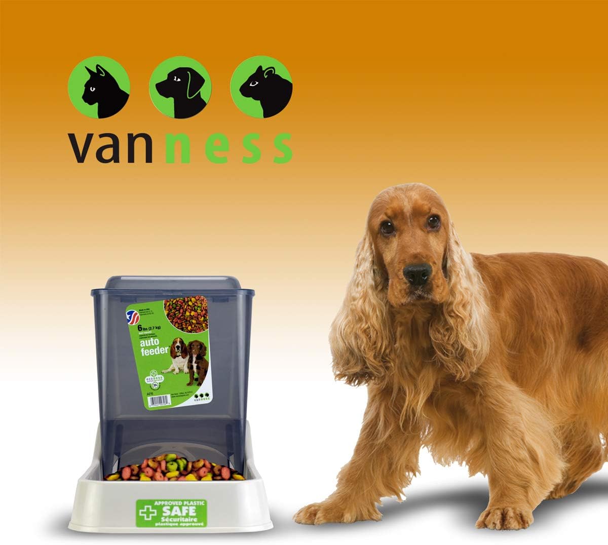 Van Ness Medium Auto Feeder, 6-Pound