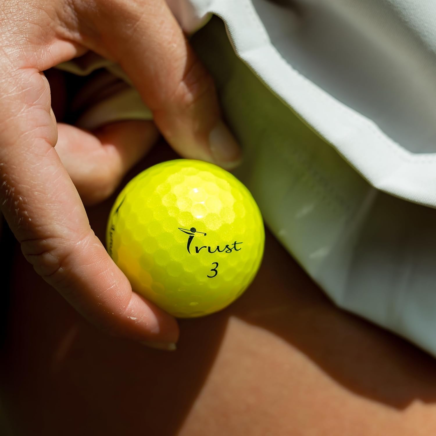 Trust Golf Balls - Aurora & Rosa Crystal Urethane Series | Eye-Catching & Easy to Spot | Maximum Distance, Soft Feel, Straight Flight