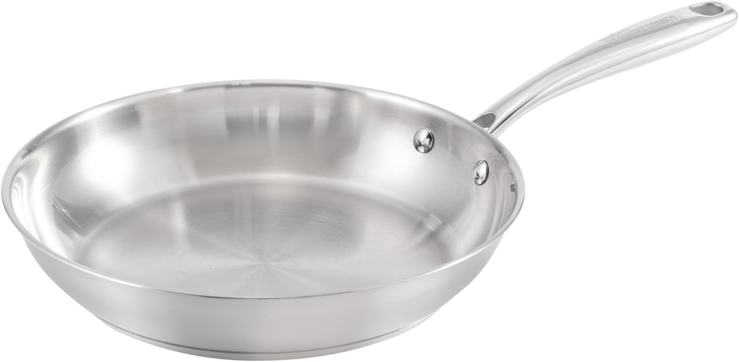 Guy Fieri's Flavortown 10-Piece Stainless Steel Cookware Set | Frying Pans, Saucepans, Saute Pan & Stock Pot, Oven-Safe up to 500F
