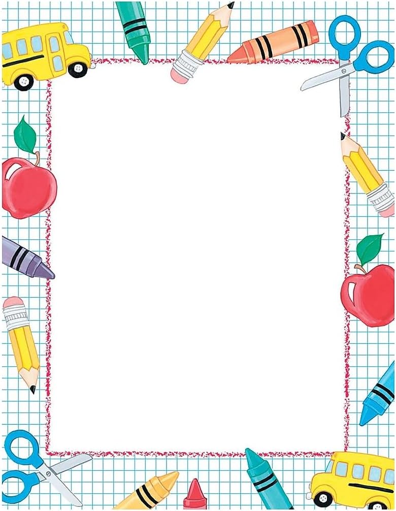 Great Papers! School Stuff Letterhead, 80 Count, 8.5"x11" (2013195)
