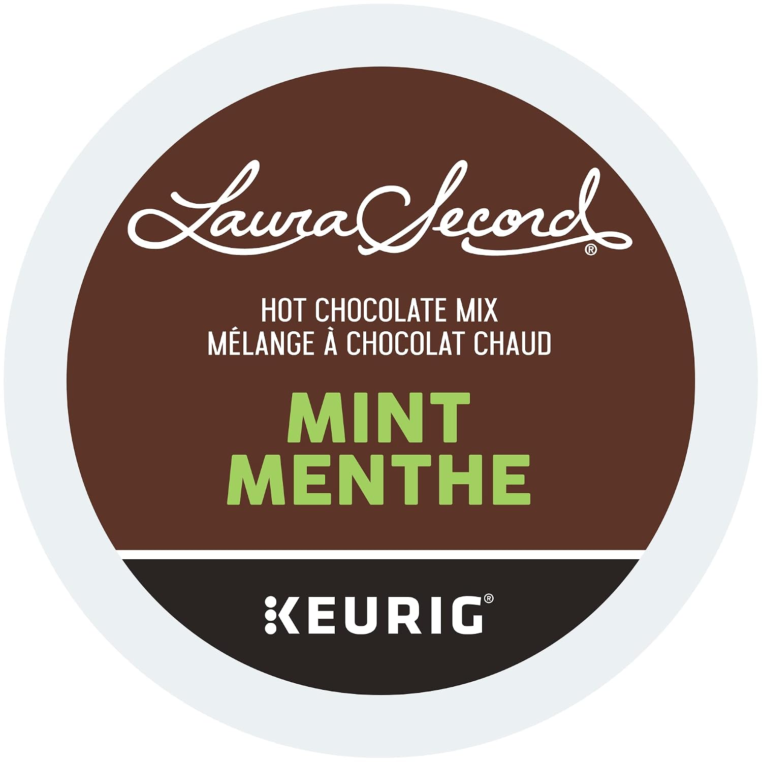 Laura Secord Mint Hot Chocolate Mix for Keurig K-cup, 12 pods, 180g {Imported from Canada}