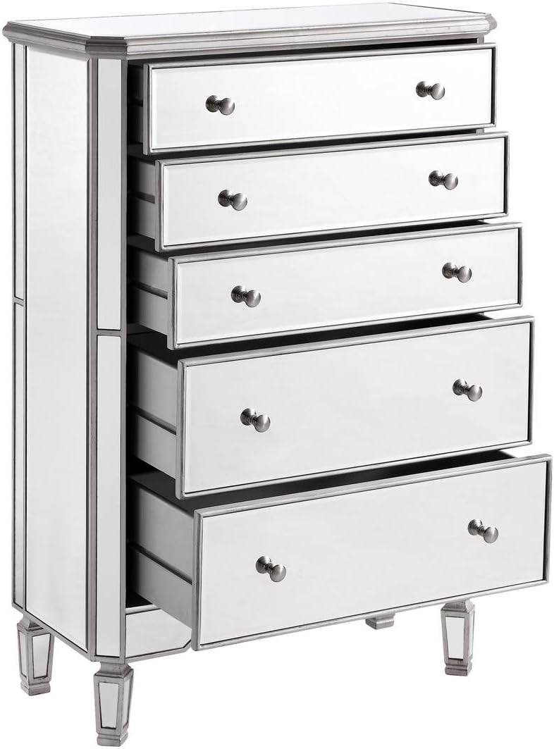 5 Drawer Cabinet, Silver