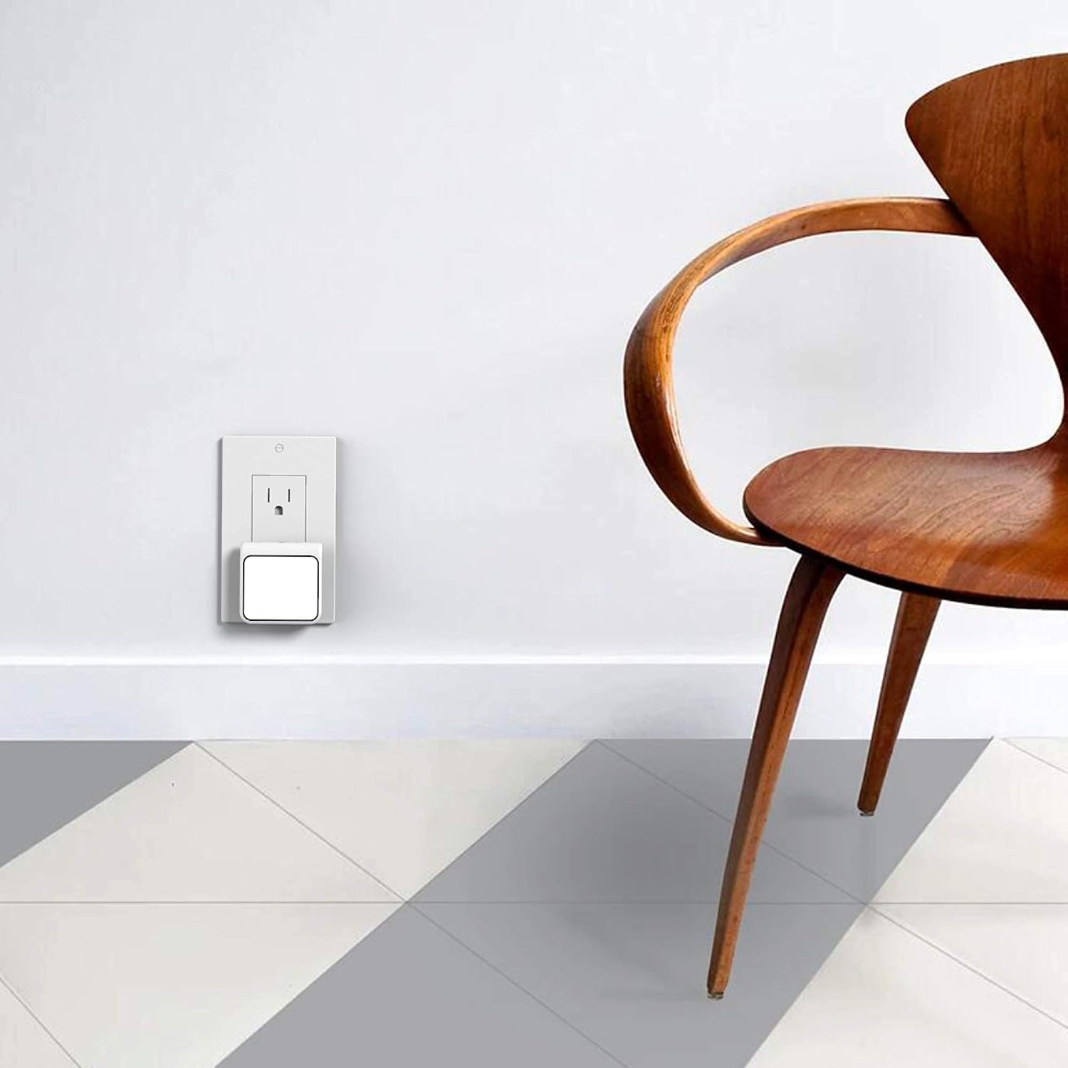 Solatec Plug-in Led Night Light with Auto Dusk to Dawn Sensor, Adjustable Brightness and Color, Warm White, Cool White Lights for Bathroom, Hallway