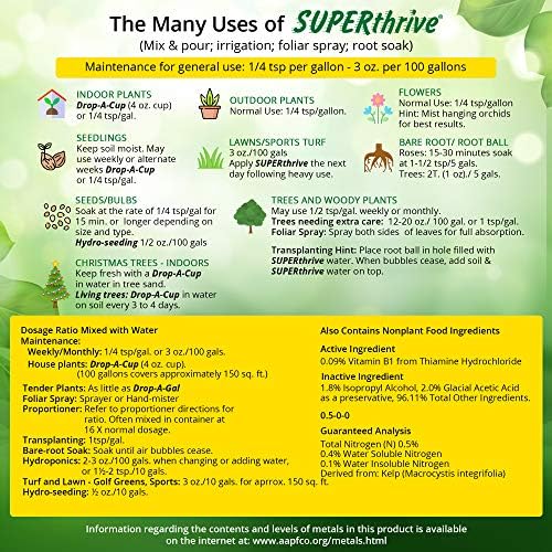 SUPERthrive The Original Vitamin Solution with Kelp 1 Quart