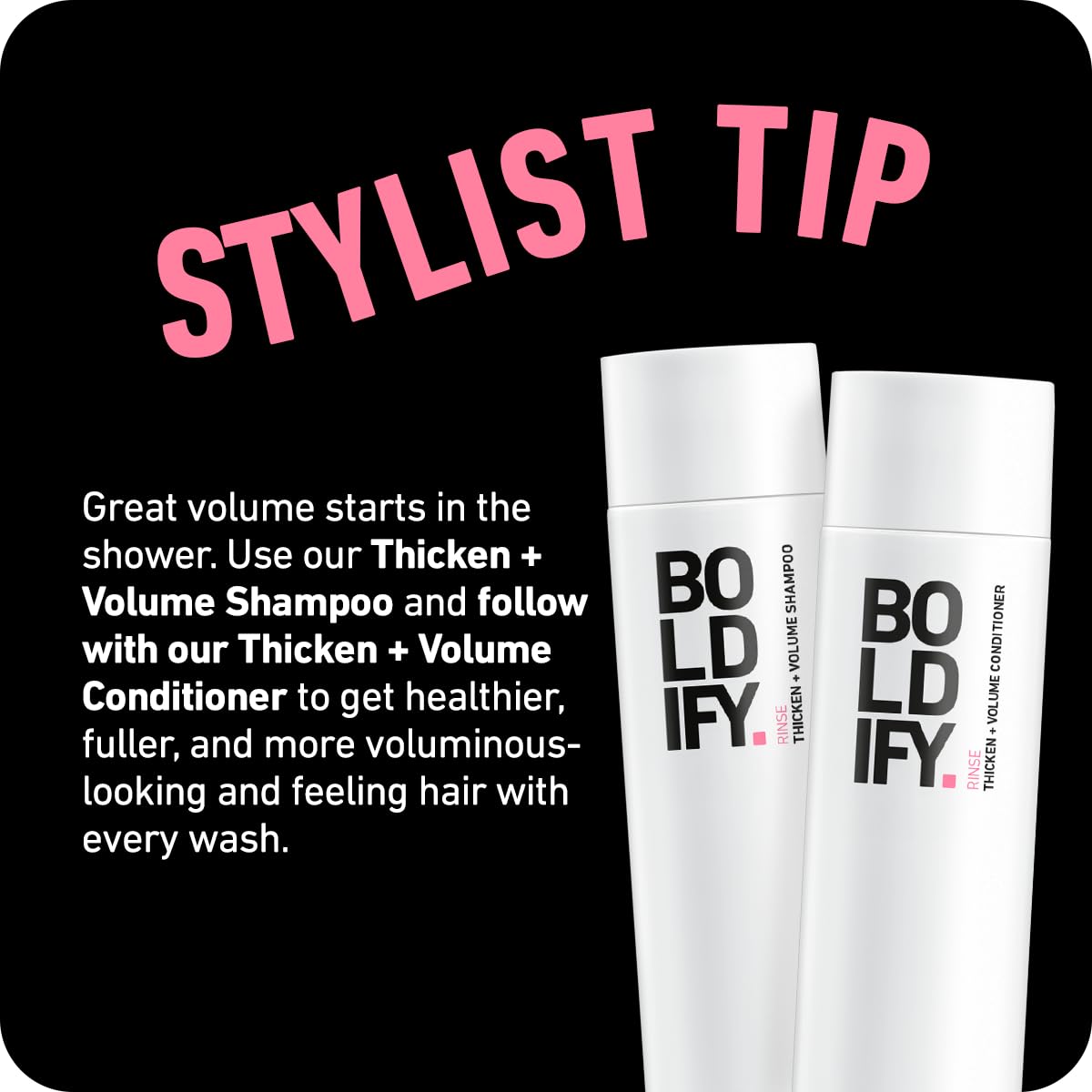 Boldify Dry Texture Spray - Hair Volumizer and Texturizing Spray for Fine Hair - Stylist Recommended Volume Products for Women & Men | For Fine Hair