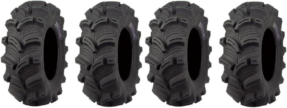 Full set of Kenda Executioner (6ply) 25x8-12 and 25x10-12 ATV Tires (4)