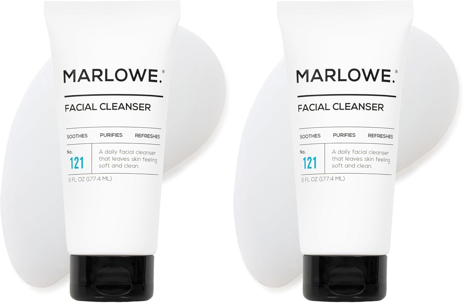 MARLOWE. Facial Cleanser, Daily Face Wash, Removes Dirt + Oil, 6 oz | Daily Face Wash that removes dirt, oil, and impurities for refreshed skin. Clean vegan formula with Original Sage + Fir scent