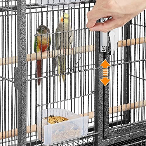 Yaheetech Wrought Iron Extra Large Bird Parakeet Cage with Detachable Stand for Cockatiel Sun Green Cheek Conure Lovebird Budgie Finch Canary Bird