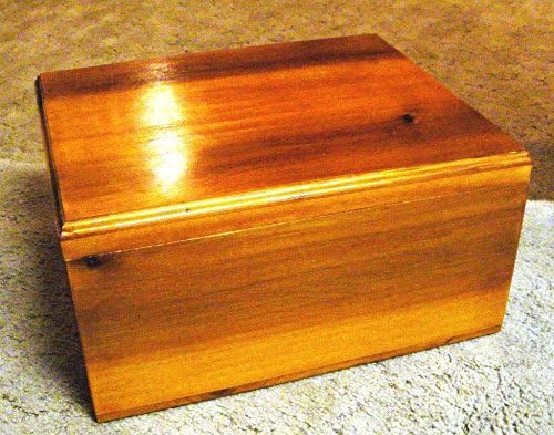 Steve's Gift Shoppe Cedar Keepsake Memory and Treasure Chest with French Rubbed Finish - Size 17 x 14 x 8 Inches
