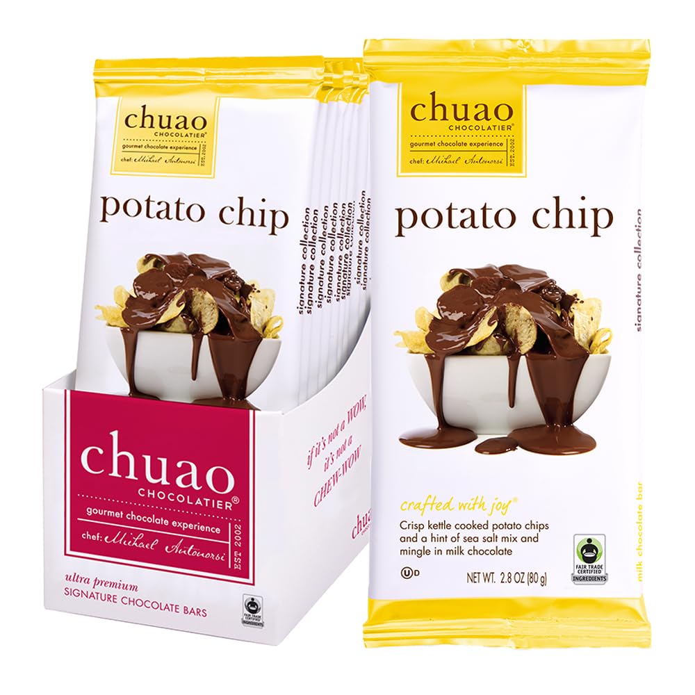 Chuao Chocolatier Ravishing Rocky Road Milk Chocolate Bars | Gourmet Almond Vegan Marshmallows Artisan No Preservatives | 10 Pack (2.8 oz each)