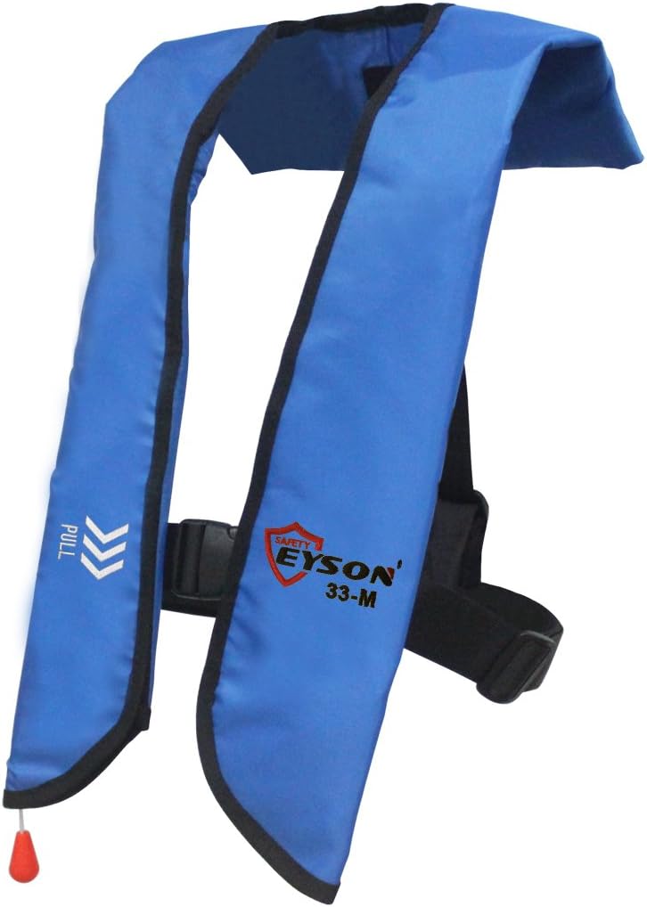 Eyson Inflatable Life Jacket Life Vest Basic Manual (709 Blue Manual)